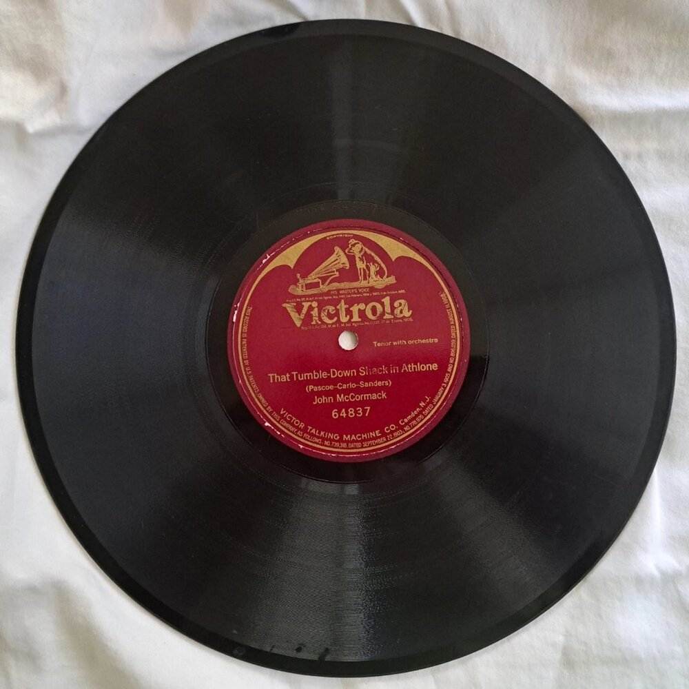 Victrola John McCormack – That Tumble-Down Shack In Athlone 1920